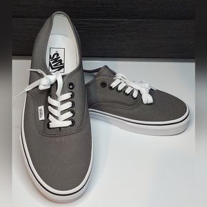 Vans Authentic Pewter/Black VN000JRAPBQ Unisex Adult Low Top Canvas Shoes